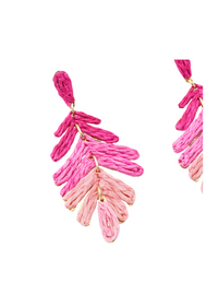 Handmade Coastal Chic Pink Earrings from The Jaipur, capturing summertime essence and feminine grace. Crafted with high-quality materials and attention to detail for an elegant and sophisticated look